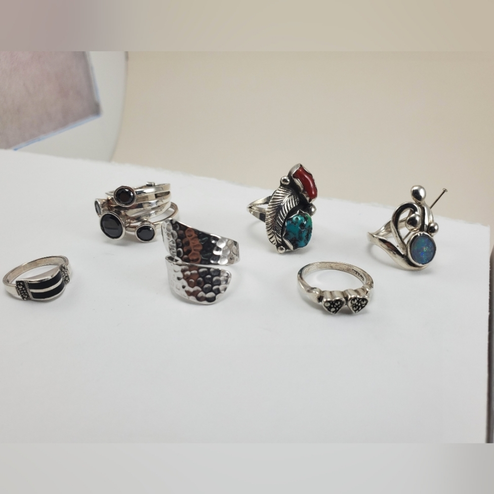 STERLING SILVER RING COLLECTION
